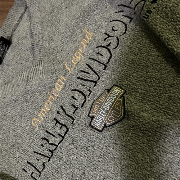 Vintage Harley-Davidson Heather Gray Pullover - Picture 2 of 7